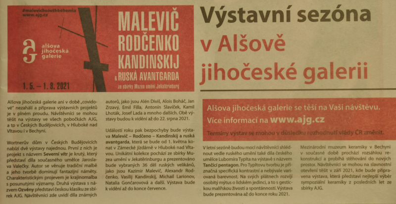 ruská avantgarda v tištěných periodikách